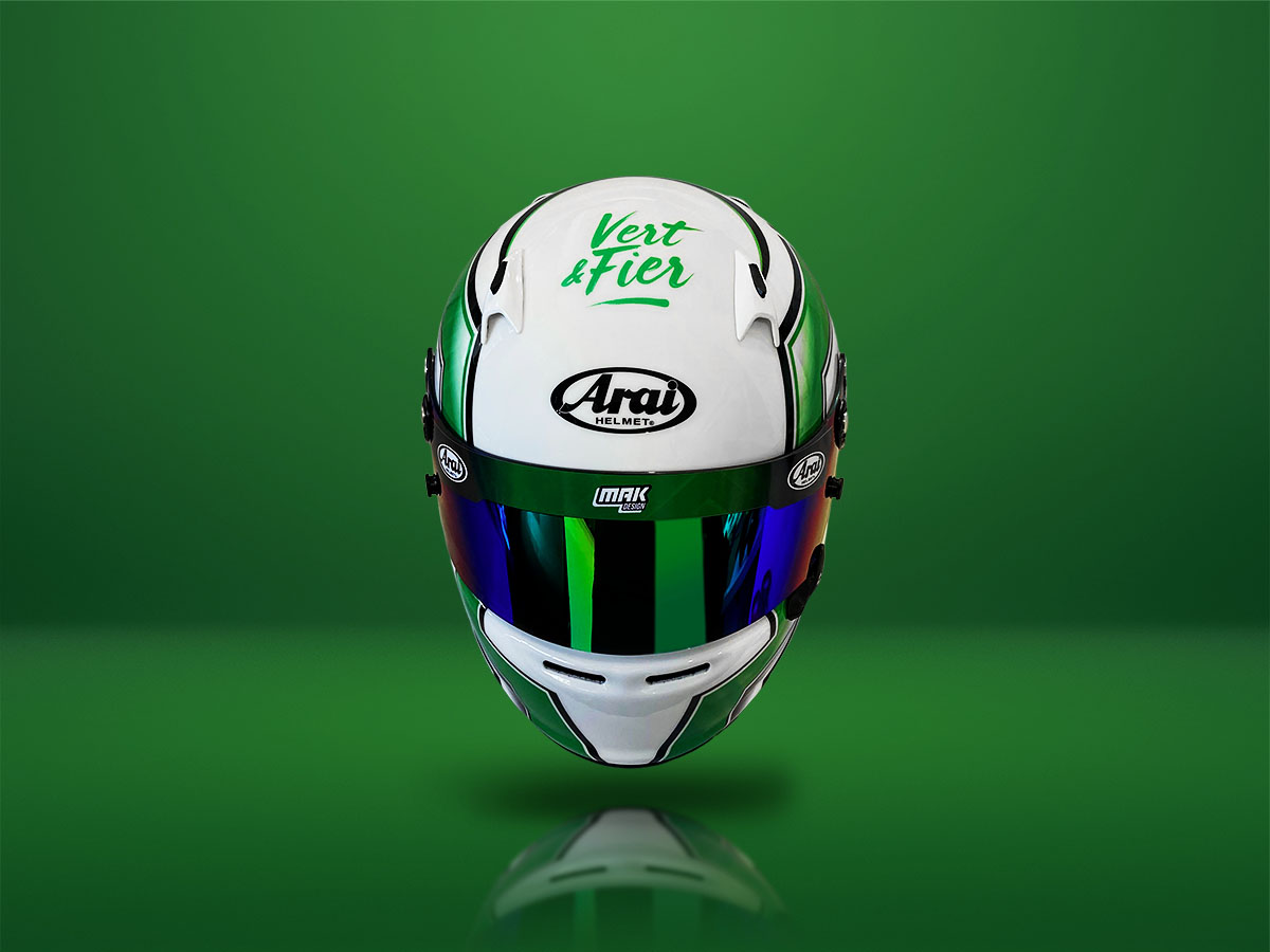 ARAI SK6 Abia Green