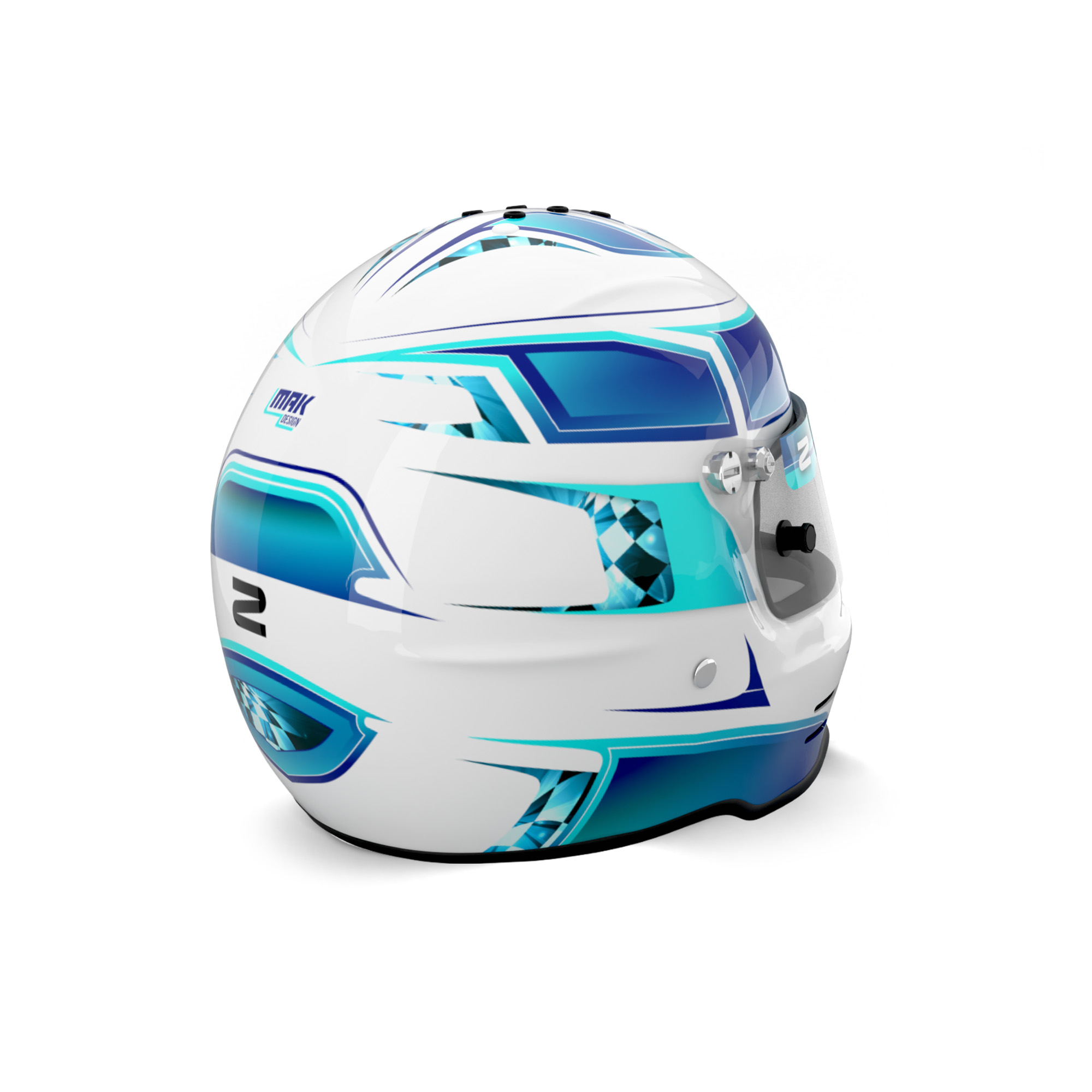 CASQUE-ZAMP RZ-42Y DOS RACER GLOW