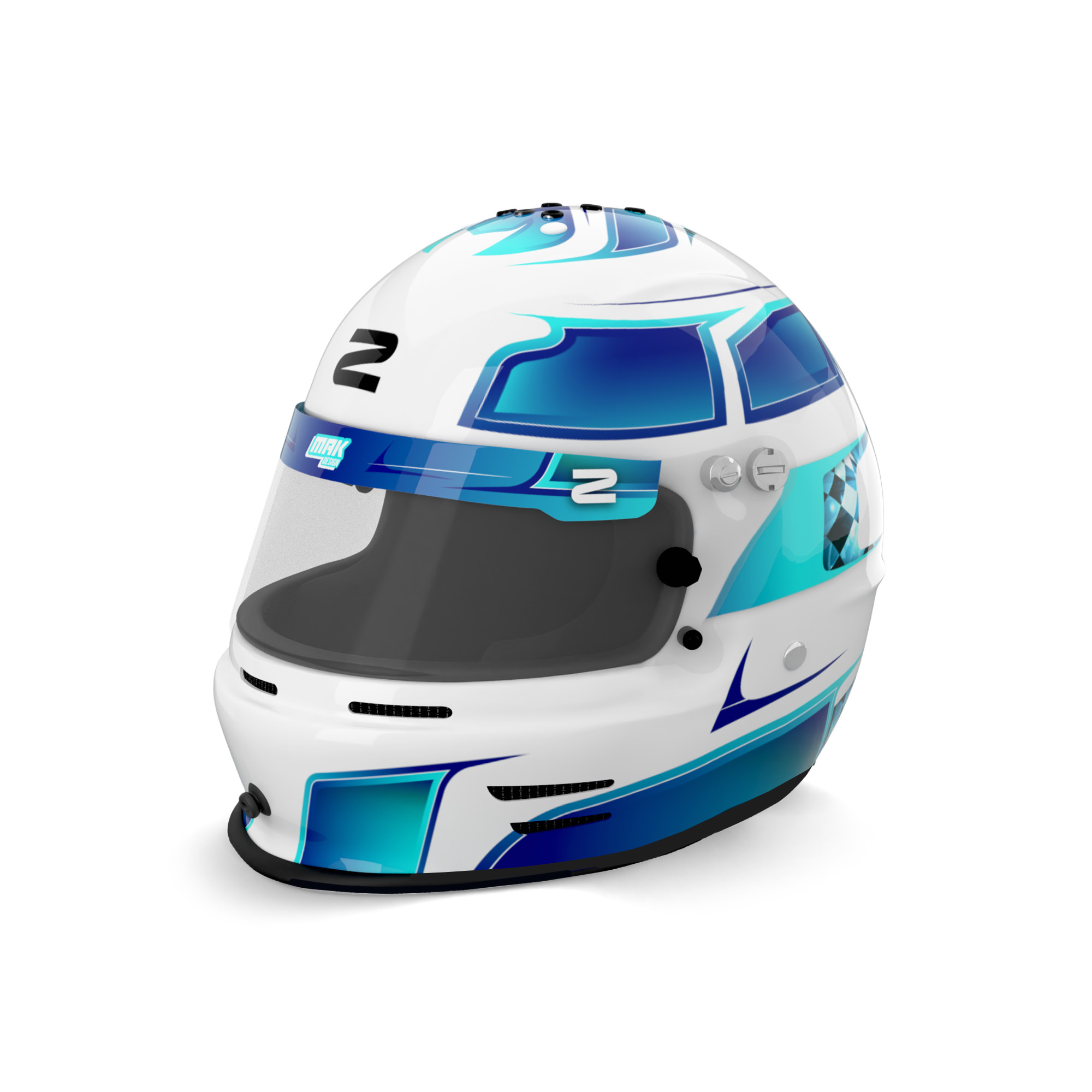 ZAMP RZ-42Y FACE RACER GLOW