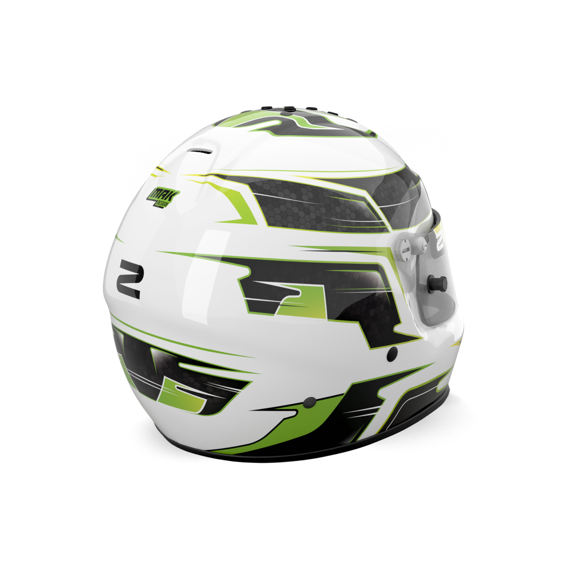 CASQUE-ZAMP-RZ-57V-DOS HYLA GLOW