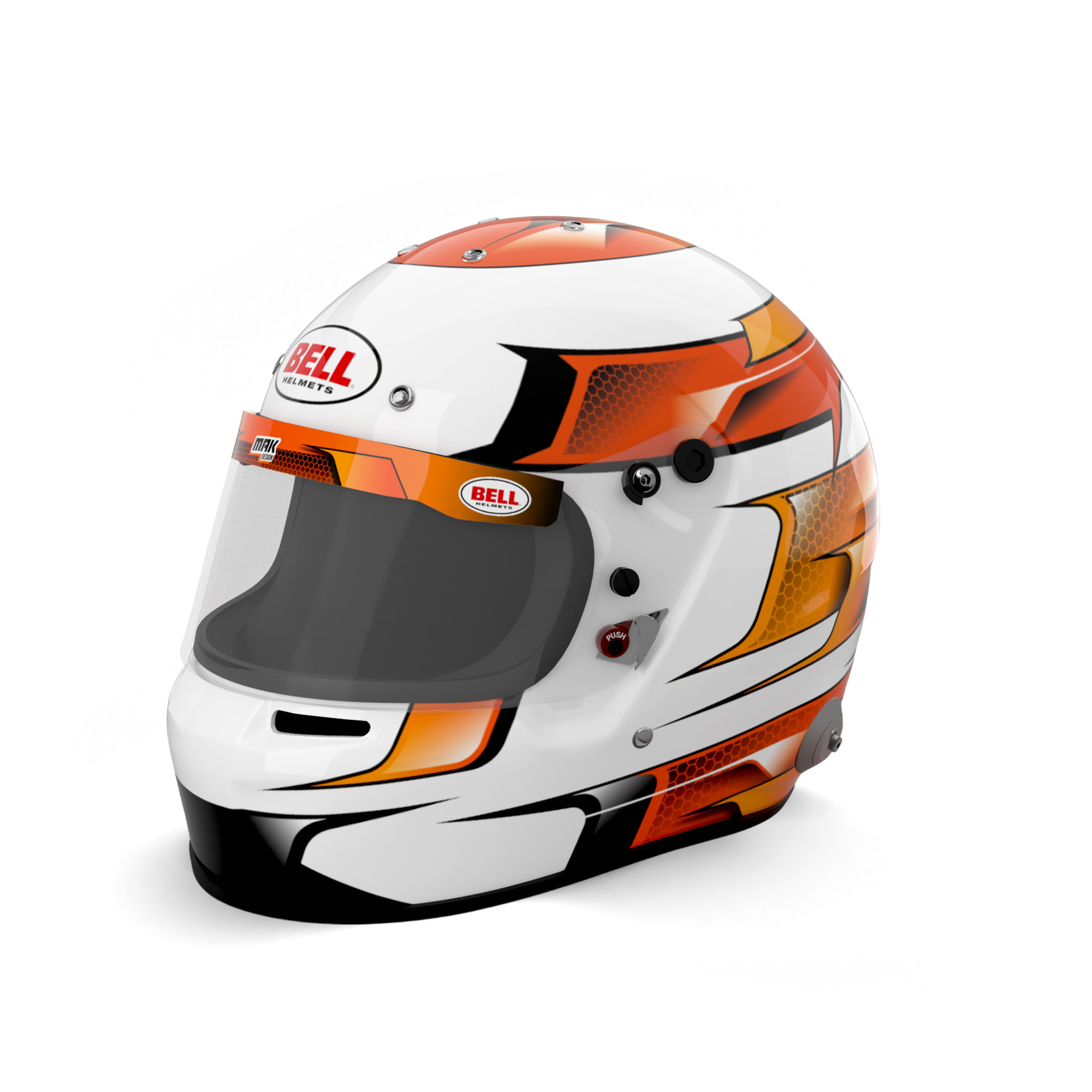 CASQUE-BELL GT6 BEEHIVE FACE GLOW