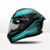 casque-sparco-x-pro-gauche-turquoise